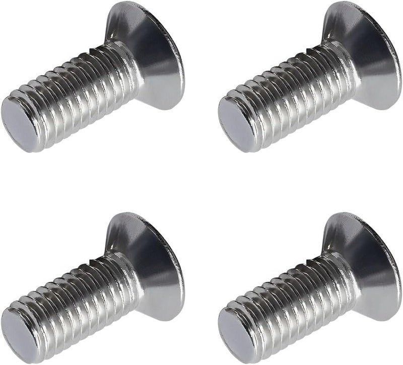 KVAEY 4PCS Stainless Steel Brake Disc Rotor Screws, 936000-6014-0H Brake Disc Retaining Screws for Front and Rear, Rotor Screw Replacement Fits Accord Civic Odyssey CR-Z MDX (4 PCS) - Image 1